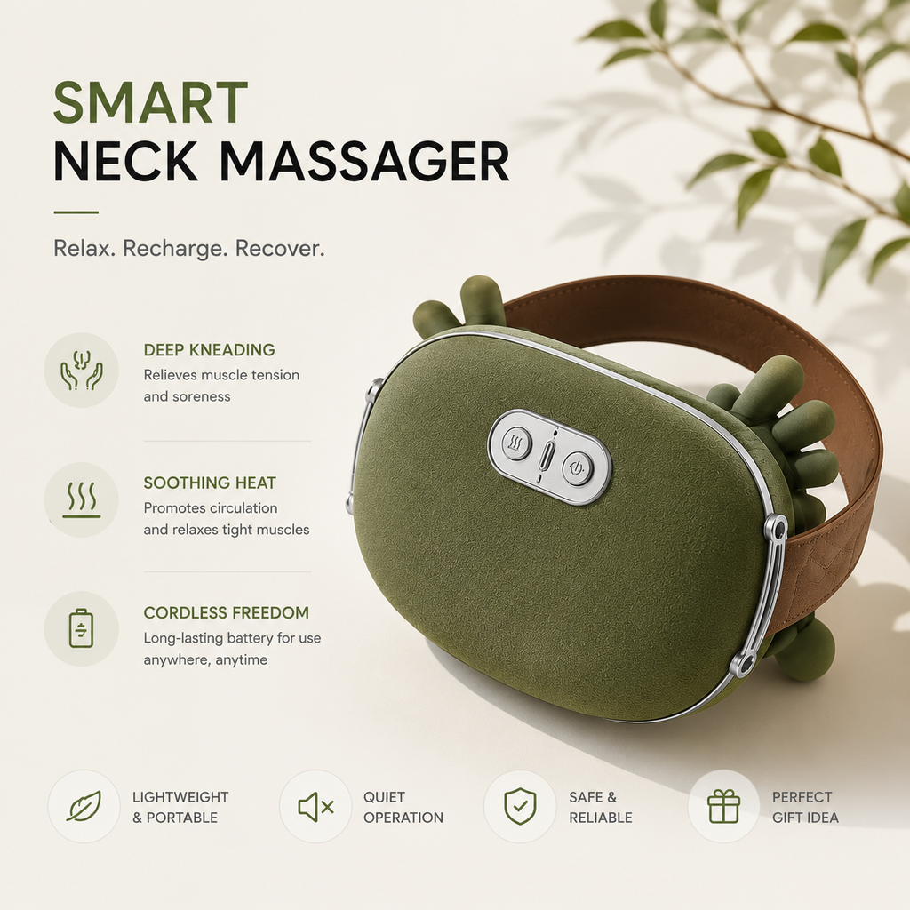 Neck And Shoulder Muscle Massager By Deilor
