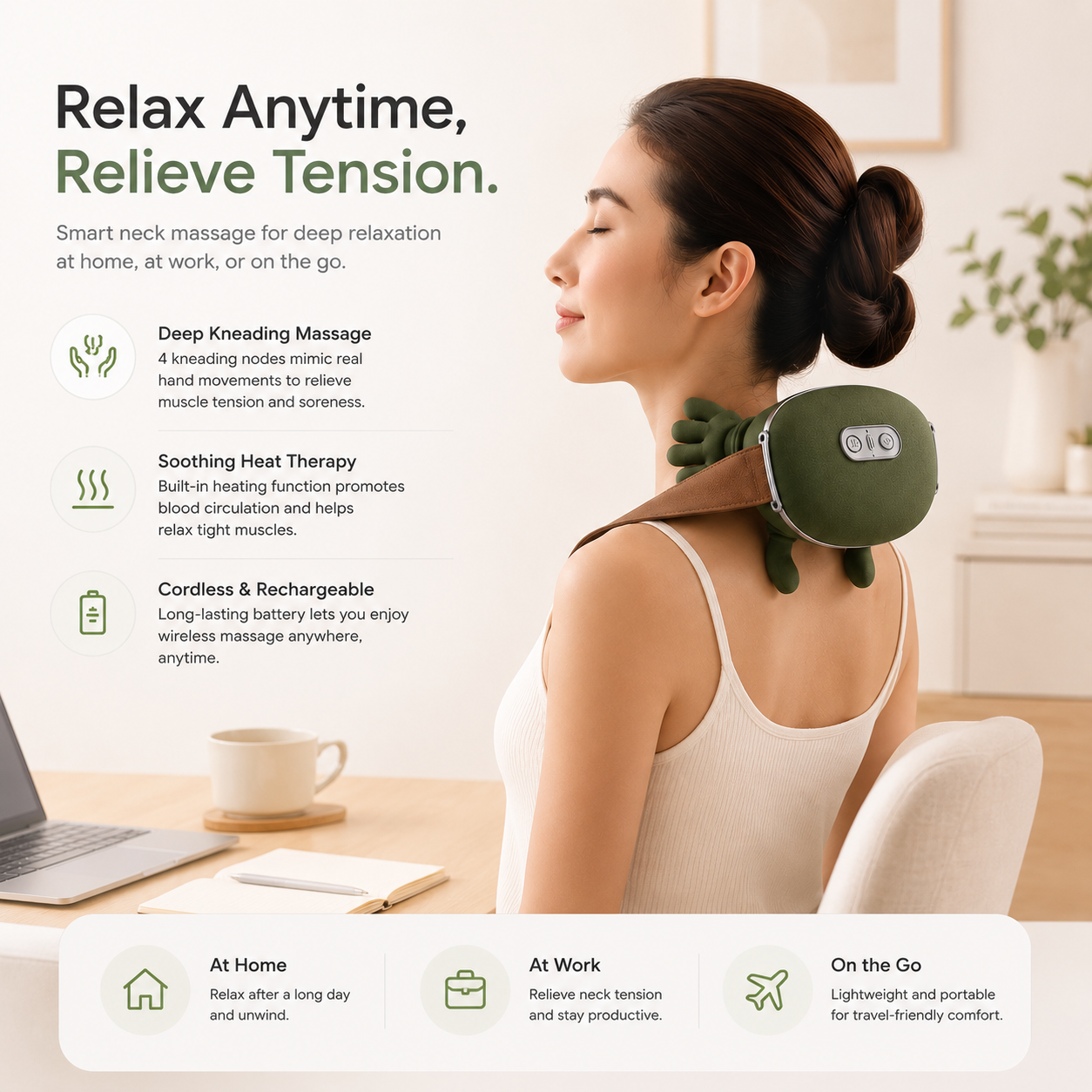 Neck And Shoulder Muscle Massager By Deilor