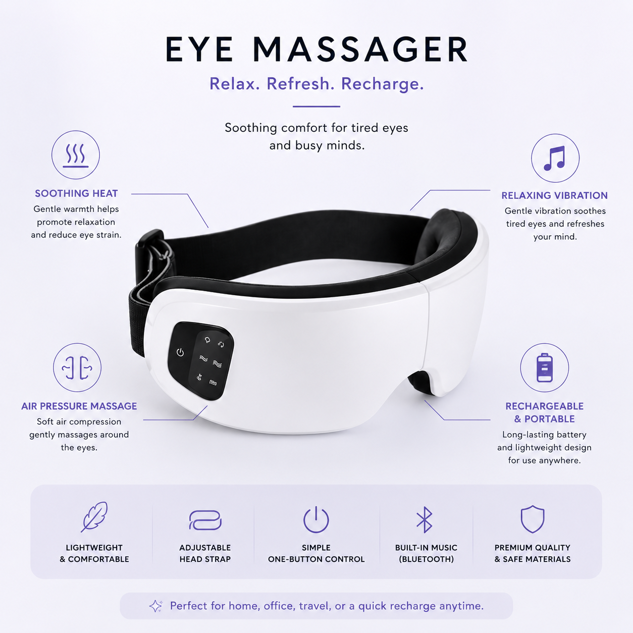 Steam Eye Massager By Deilor